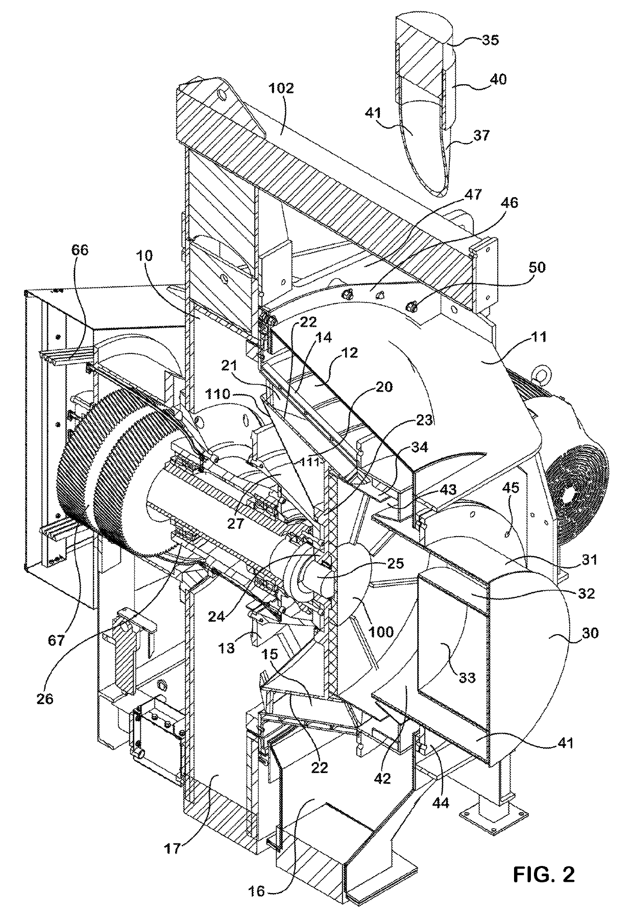 Centrifugal screening apparatus