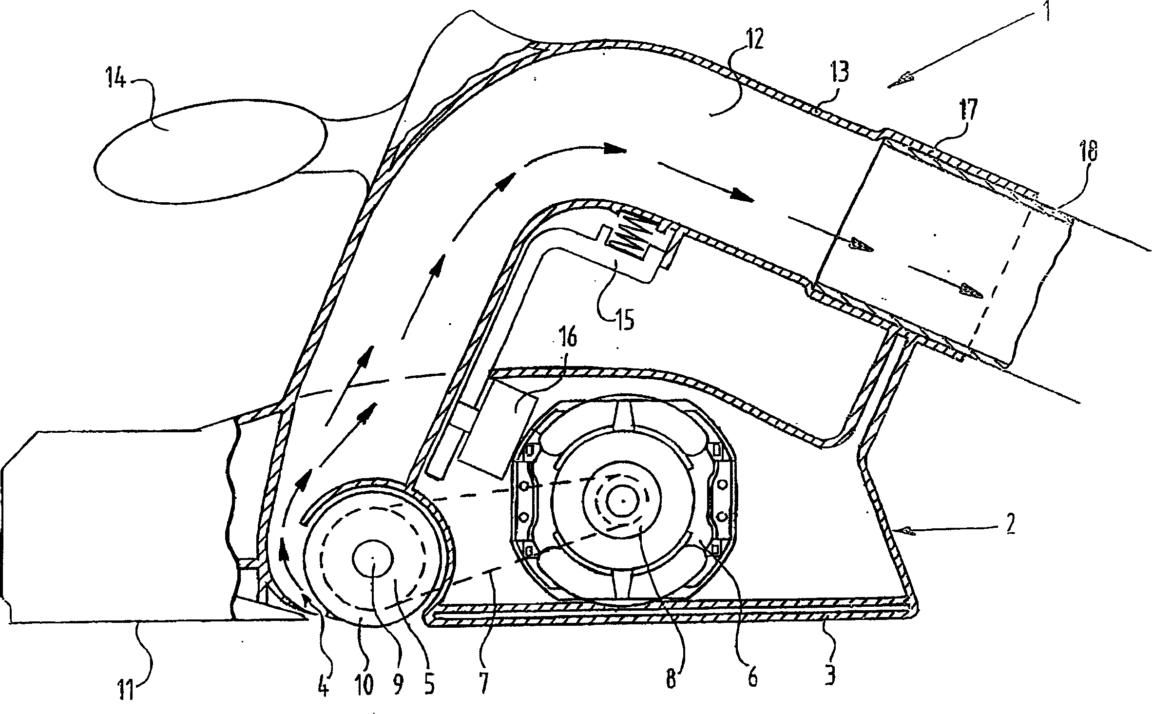 Planer with improved chip removal