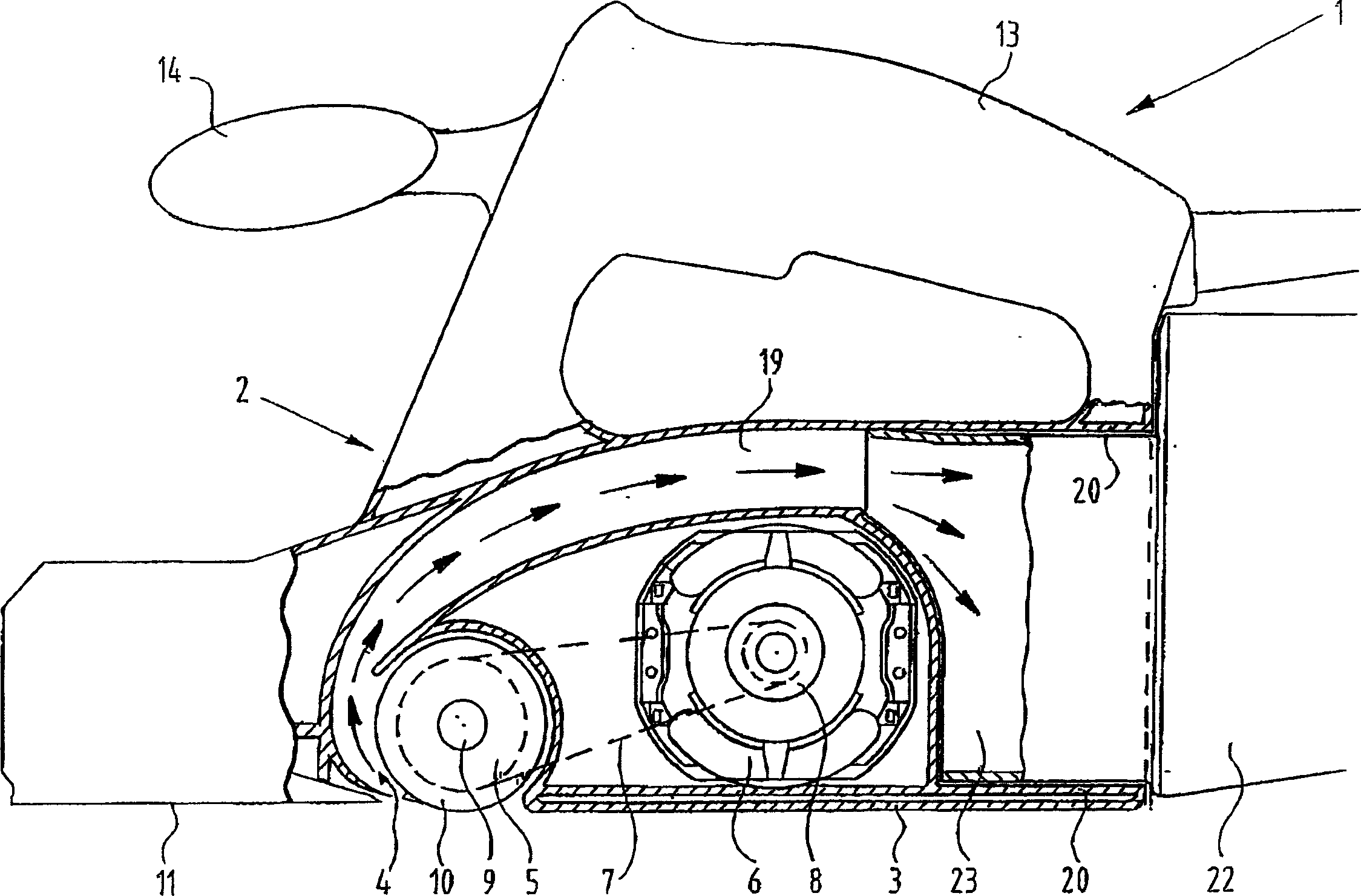 Planer with improved chip removal