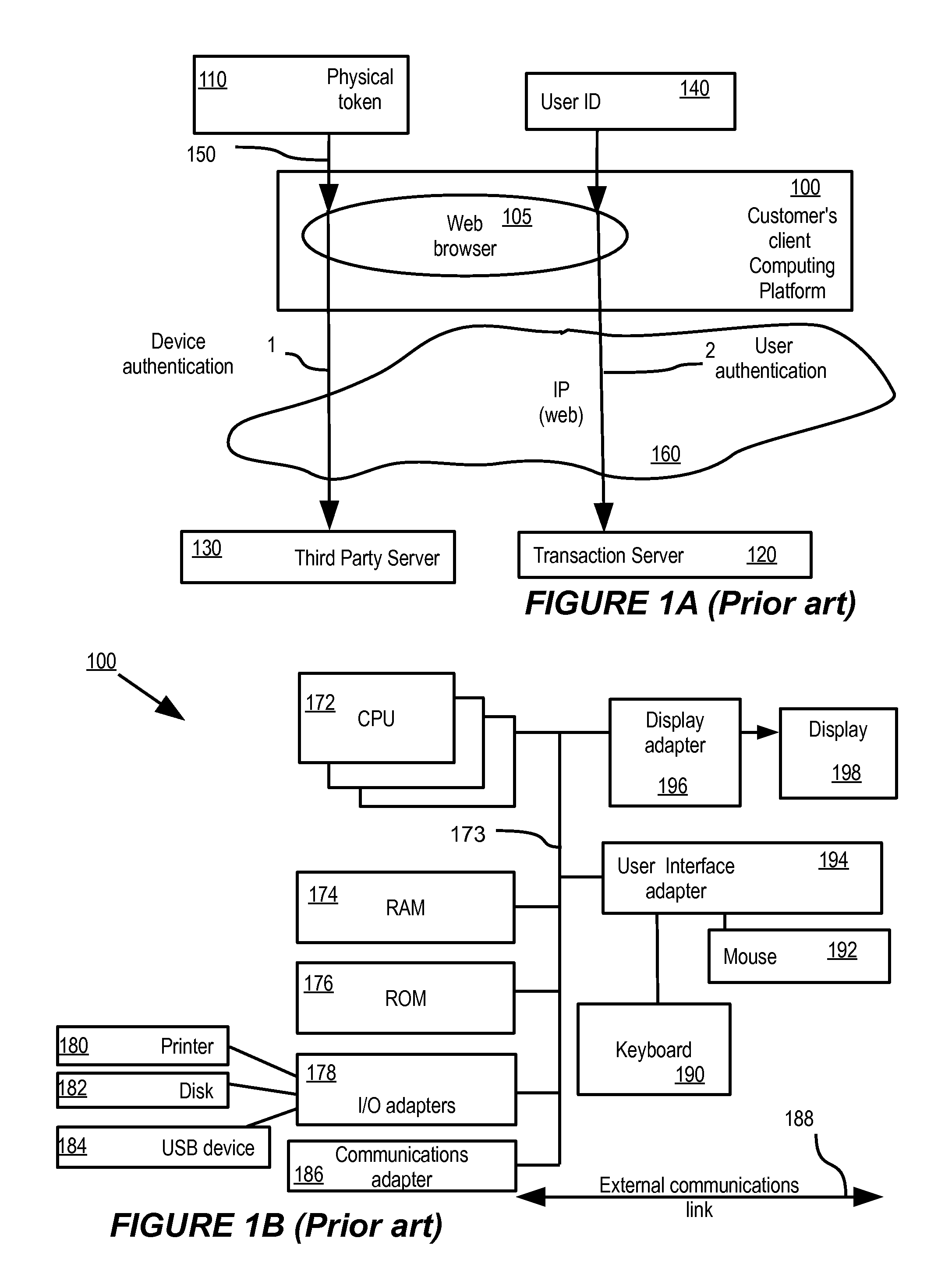 Method and system for authenticating a security device