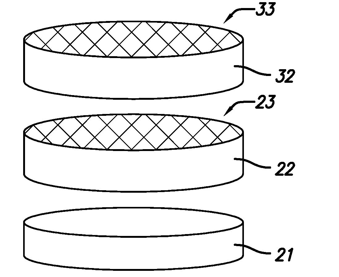 Electrode with increased stability and method of manufacturing the same