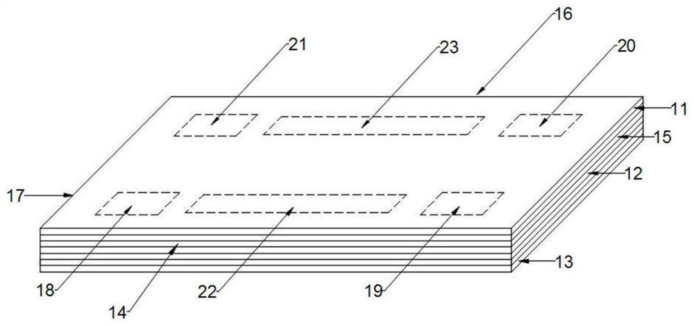 Thermoplastic composite board as well as preparation method and product thereof