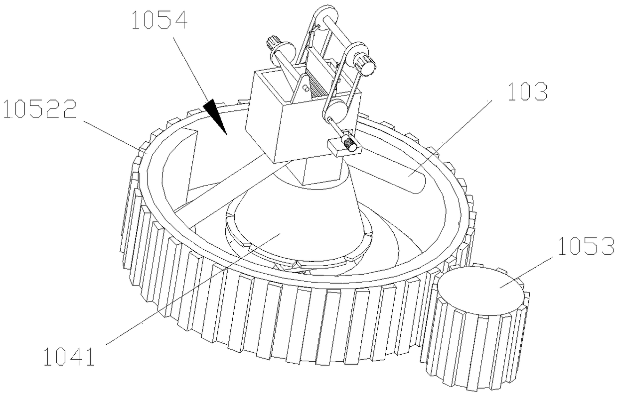 Three-stage crusher for waste concrete recycled fine aggregate