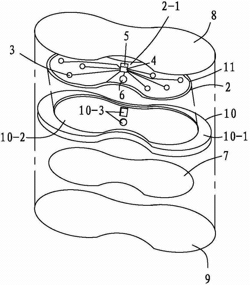 Gait detection device of foot drop corrector