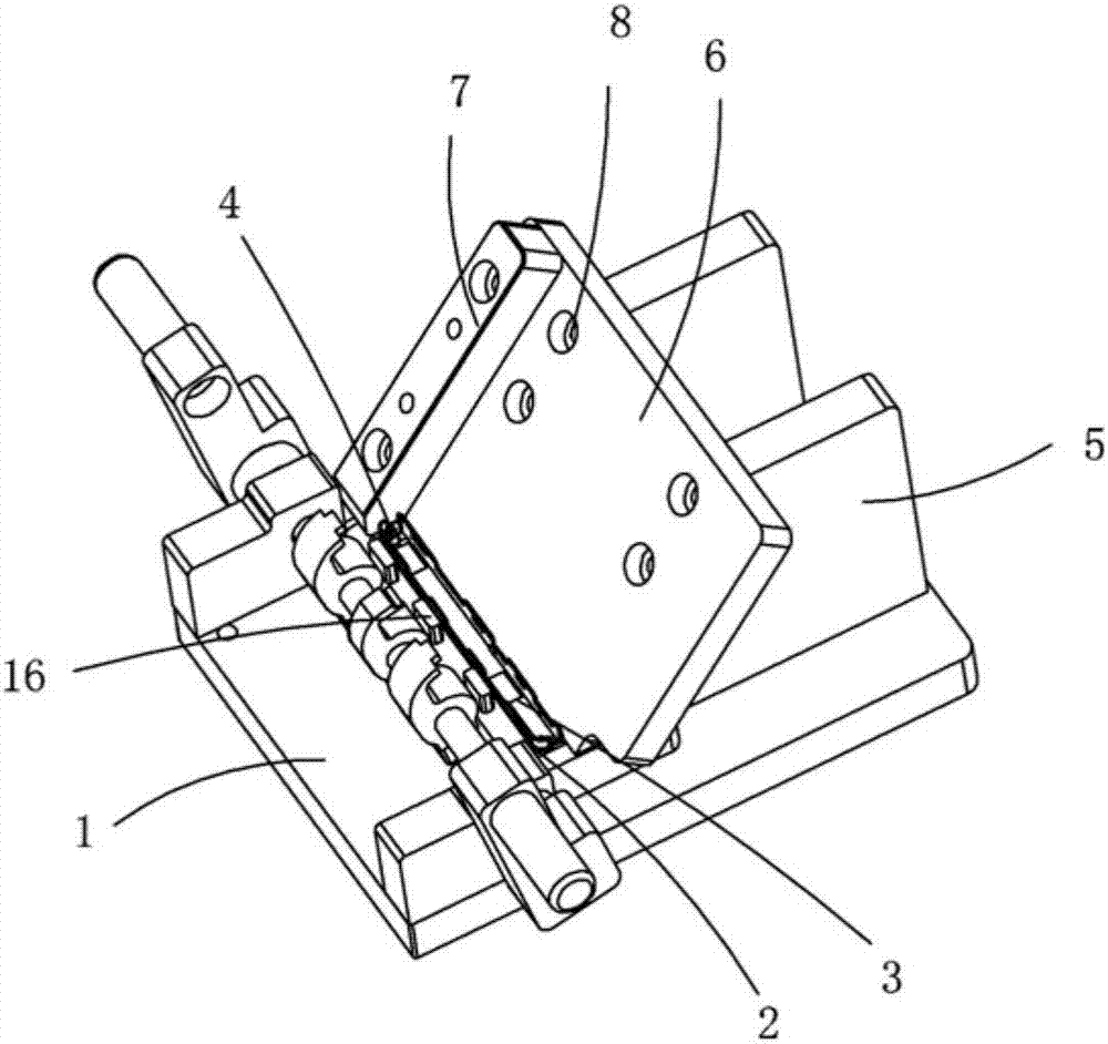 A pressing mechanism for micro components