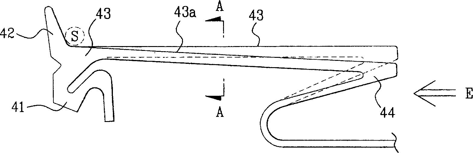 Sealing pad structure of drum washing machine