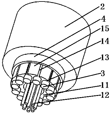 Photovoltaic composite cable for power system