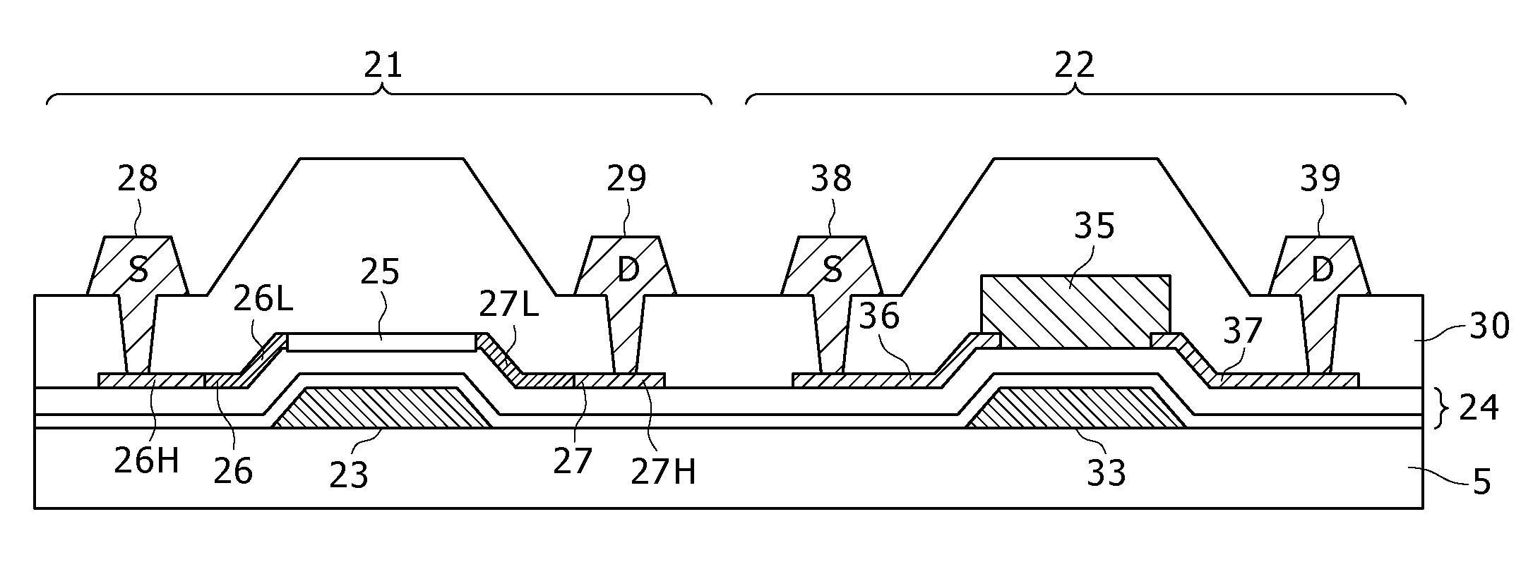 Display and method for manufacturing display