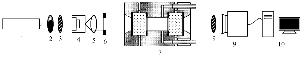 Device and method for simultaneously measuring binary system thermal diffusivity and mutual diffusion coefficient