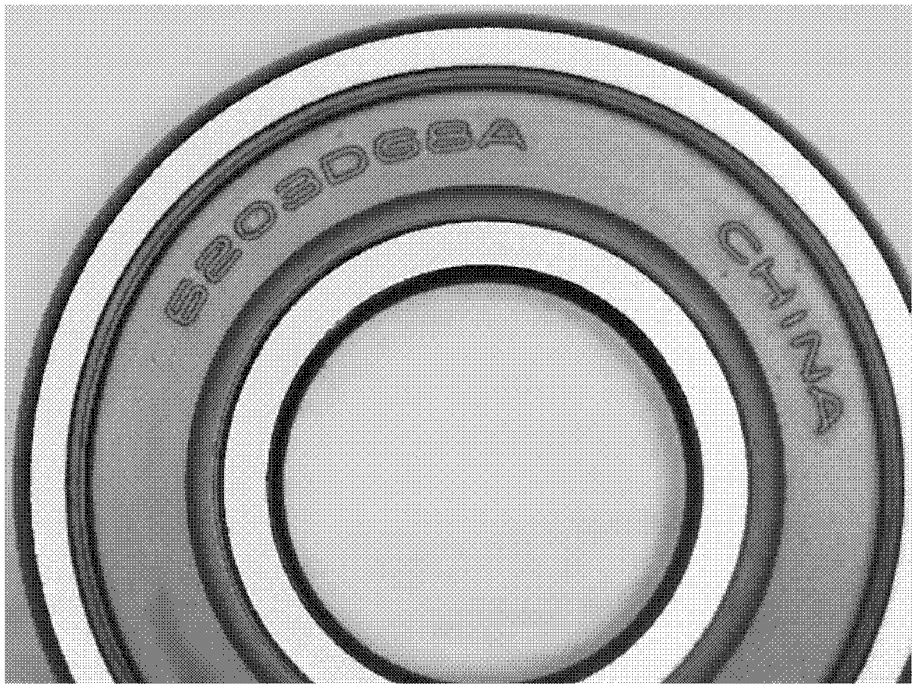 Online detection method of mechanical-bearing annular-distributed pressed character