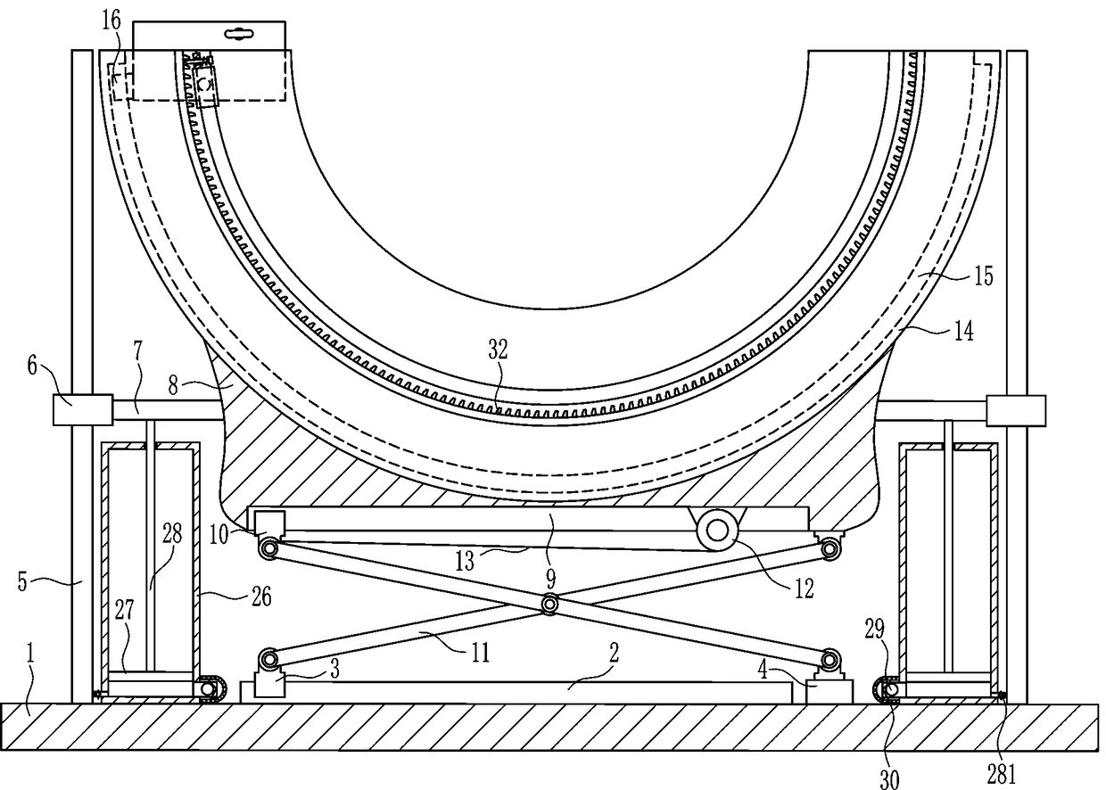 Tire frame for assembly of automobile tire