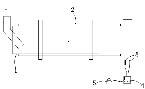 Cooling water leakage monitoring method and device of material cooler