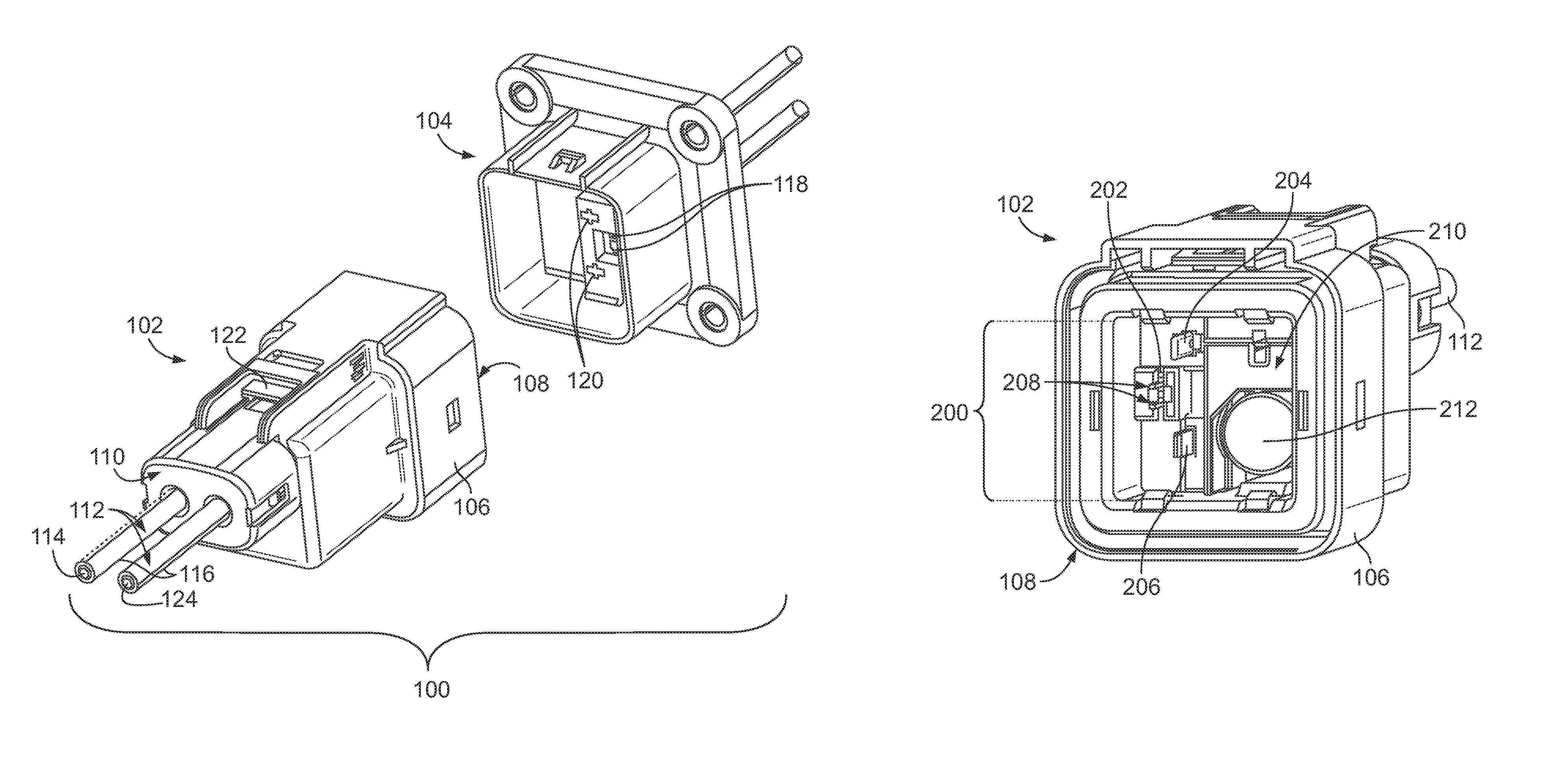 In-line fused connector