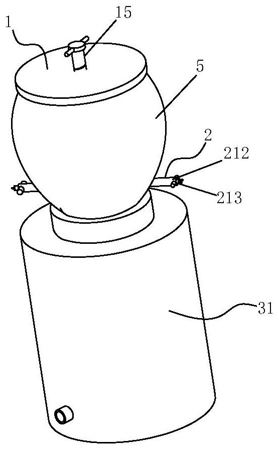 Cleaning device for floor drain