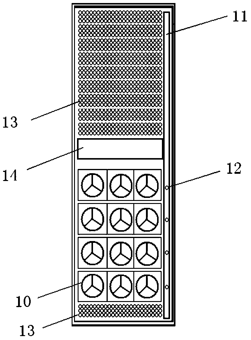 Power equipment monitoring device having intelligent heat-dissipation function and monitoring method thereof