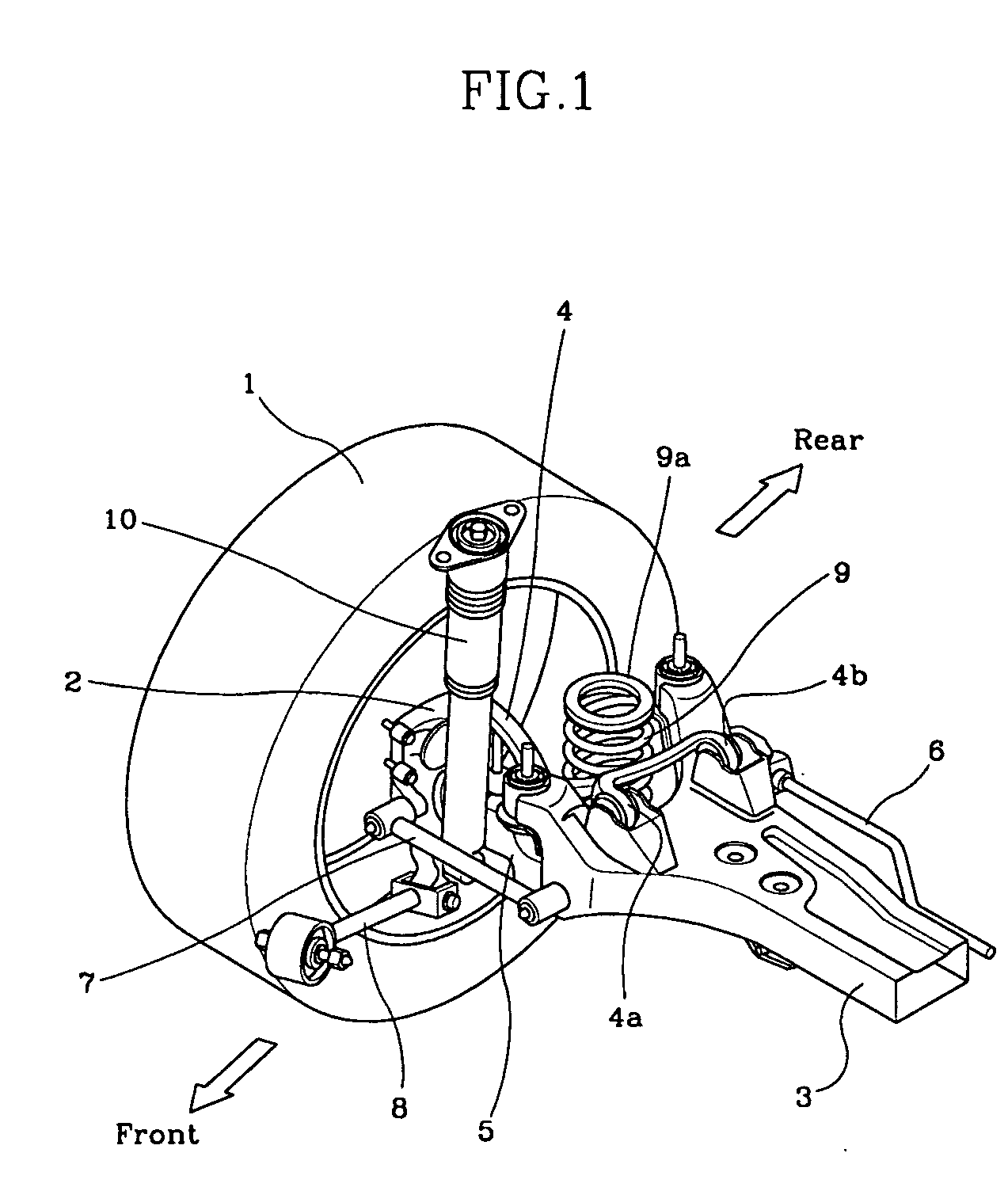 Multi-link rear suspension system