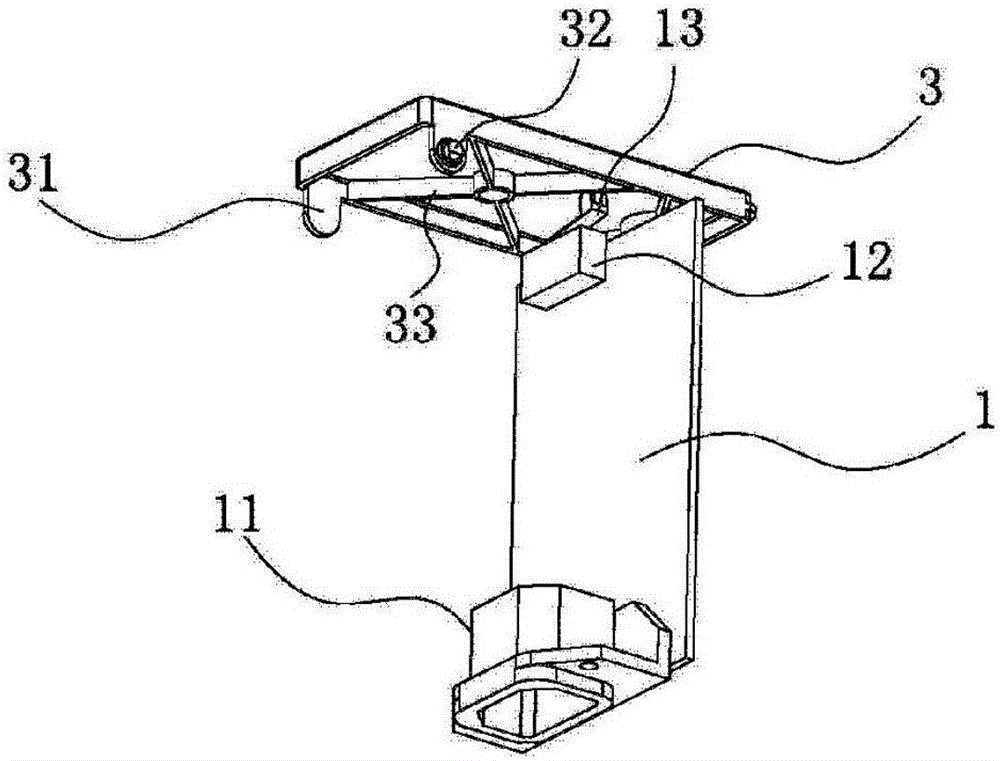 Core wire type switching device of filtering equipment