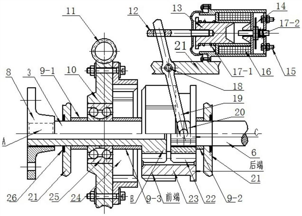 An electronically controlled unloadable wheel retracting device and control method