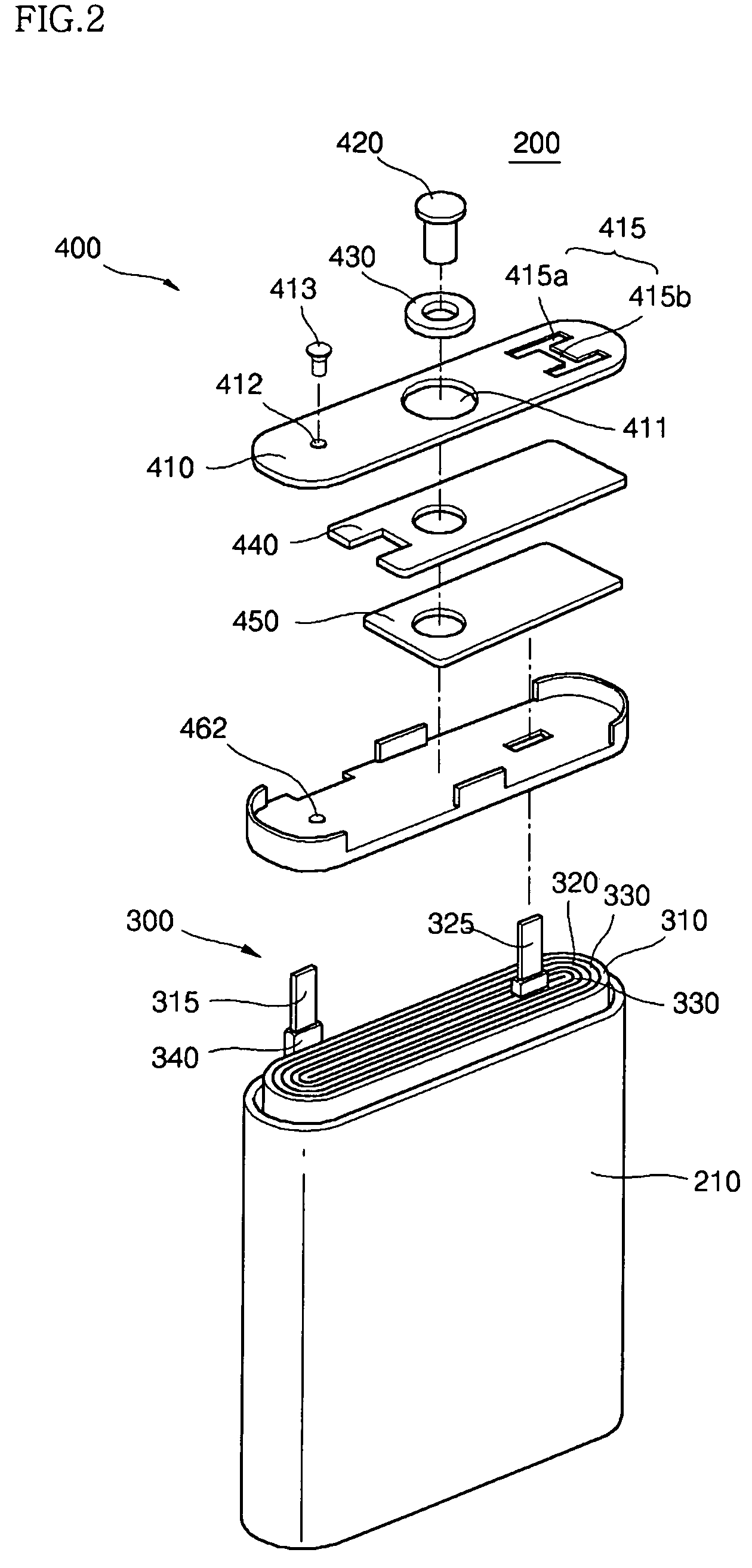 Lithium secondary battery and a cap assembly therefor