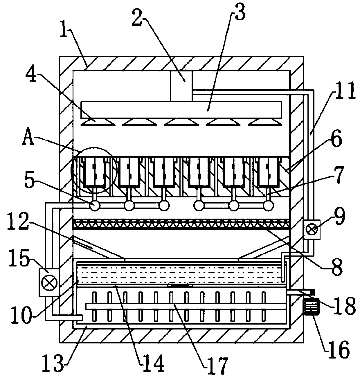 Flower seedling cultivation device for garden landscape