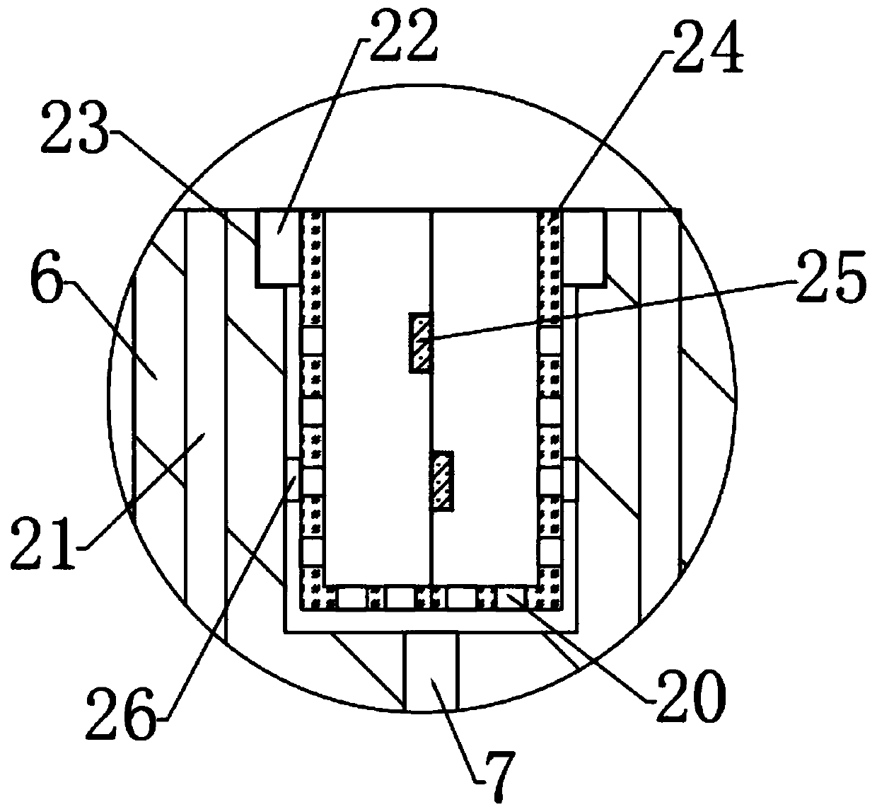 Flower seedling cultivation device for garden landscape