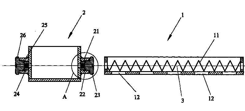 Method and device for processing surface of flux-cored welding wire during drawing flux-cored welding wire