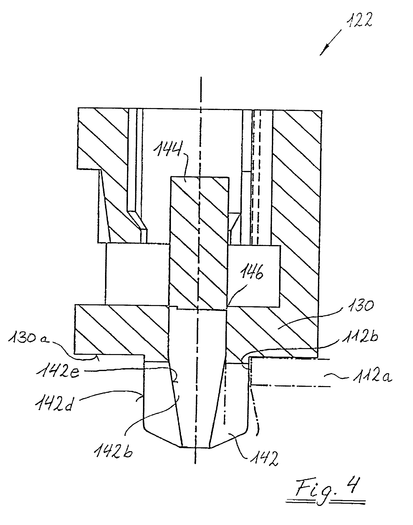 Length-adjustable column, and axial bearing and installation method for said length-adjustable column