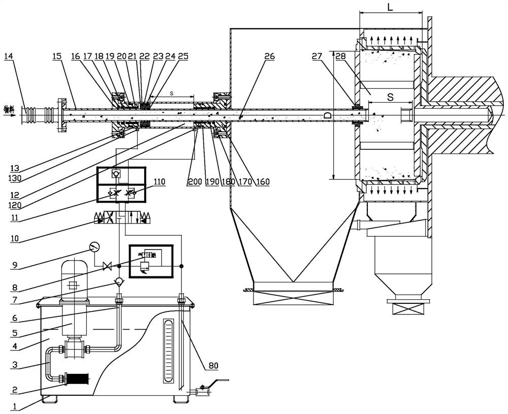 Micro-positive pressure air-tight seal type bag turning type automatic centrifugal machine capable of achieving uniform feeding