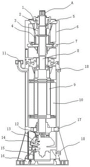 High-power oil-filled deep-diving underwater motor