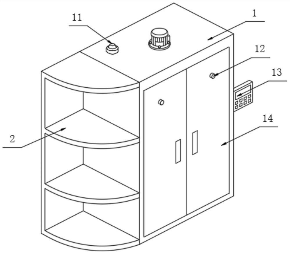 Space-adjustable wardrobe with intelligent lamplight induction