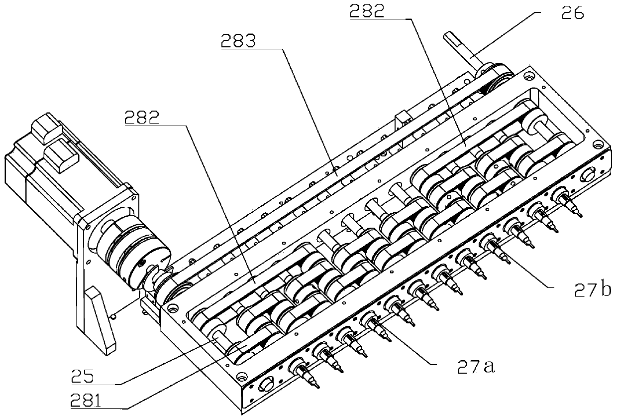 Winding device of transformer coil winding machine