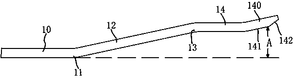 A conductive contact piece and an electrical connector