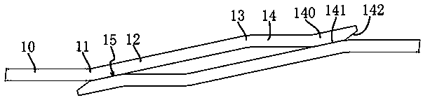 A conductive contact piece and an electrical connector