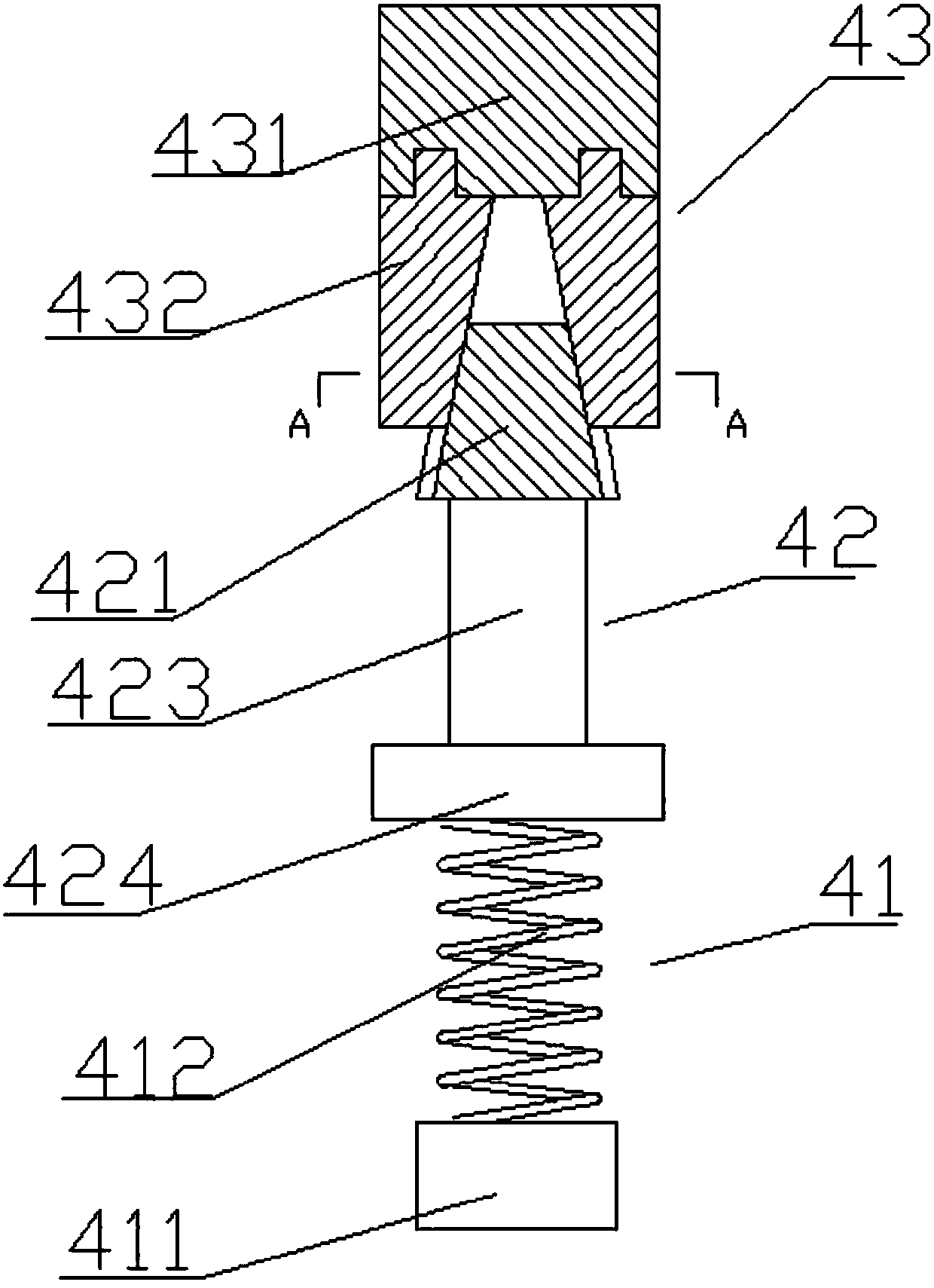 Special shock absorbing foot stool for aerial camera