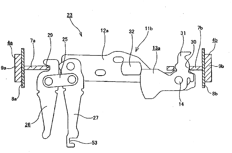 Drum brake type parking brake device