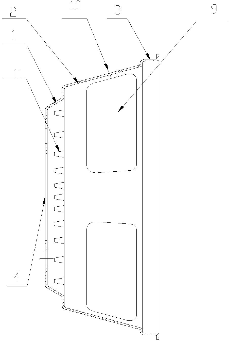 Processing technique for speaker frame with a plurality of blanks