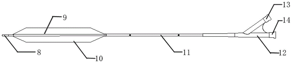 Balloon catheter applied to oct endoscopic scanning imaging, usage method and oct imaging system