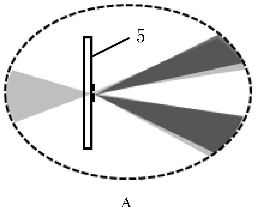 Device and method for detecting microsphere defects by combining dark field imaging with space phase-shifting interference