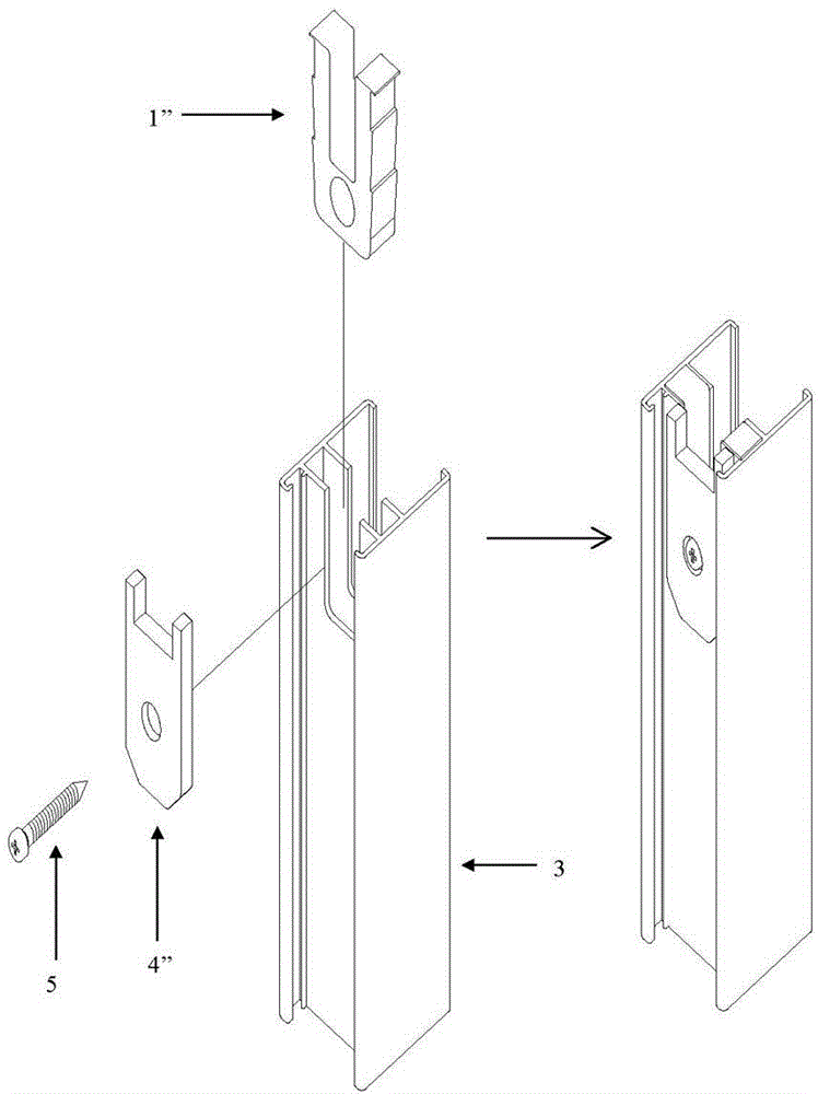 Guide piece device of sliding window