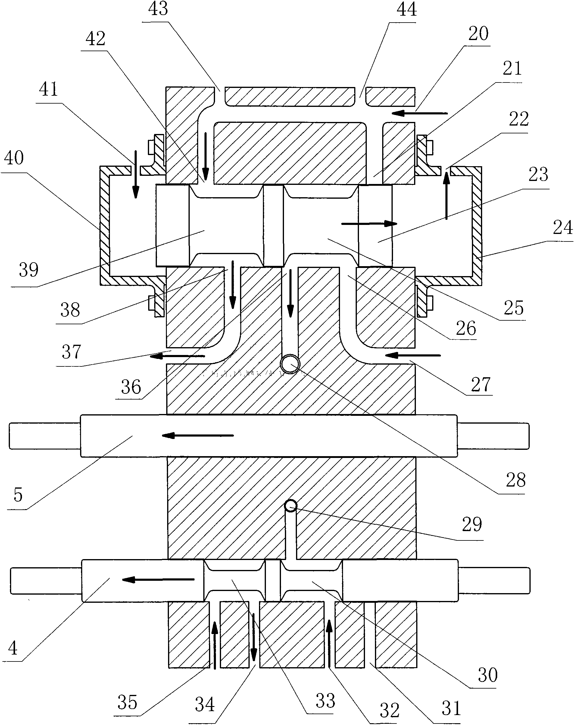 Fluid pump driven by compressed air