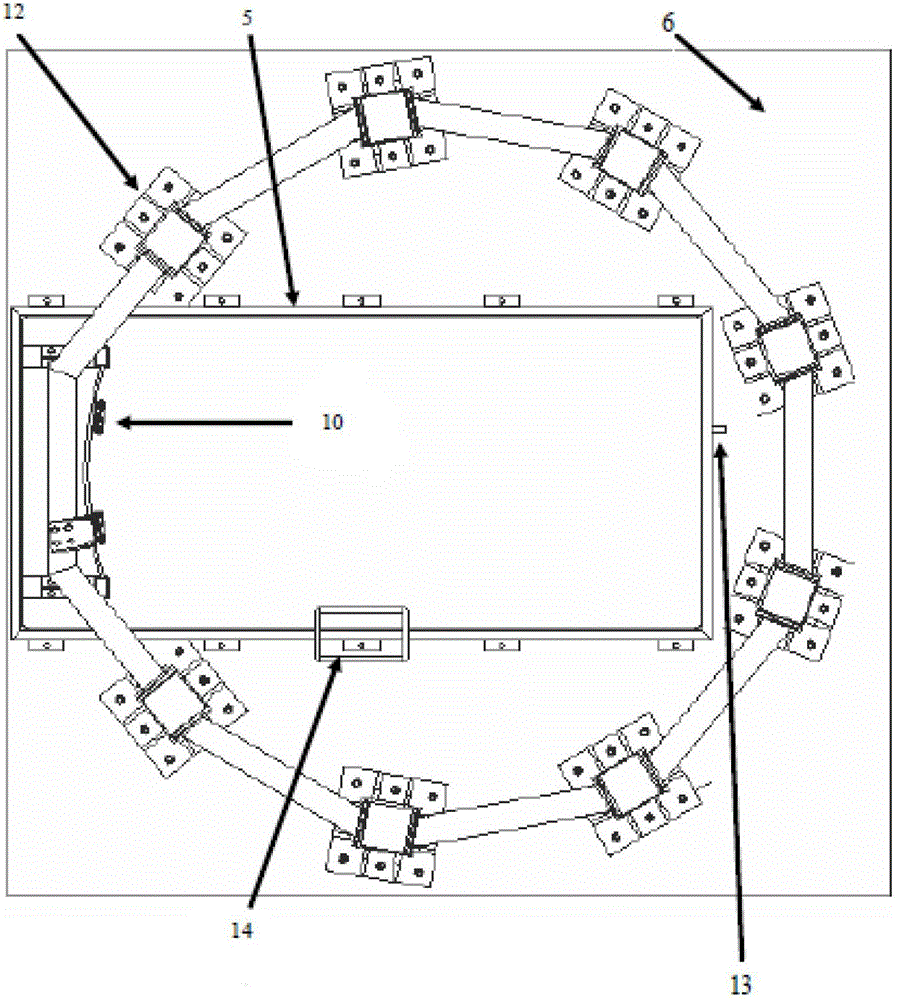 Reactor pressure vessel simulation test platform for nuclear power plant