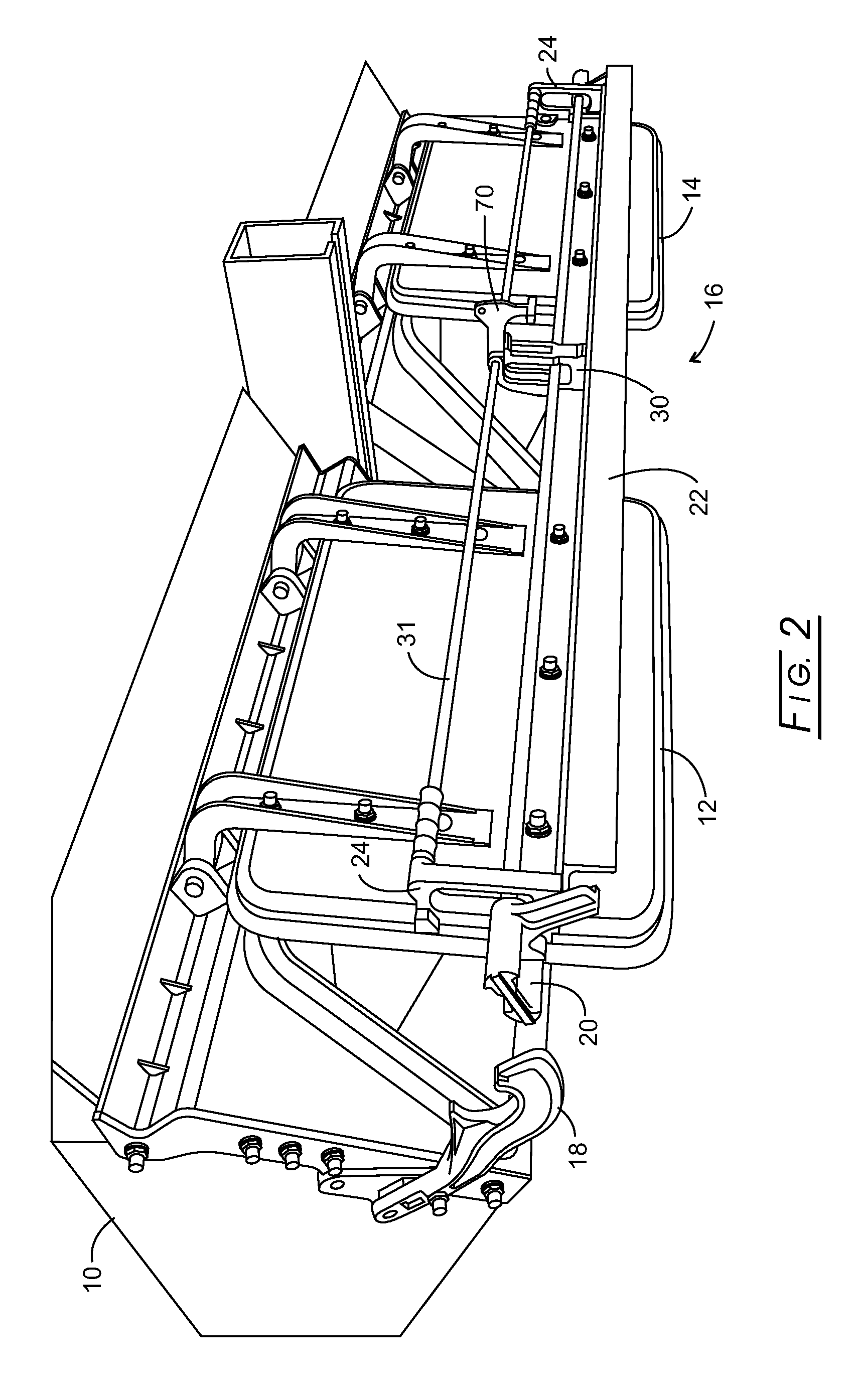 Dual stage railroad hopper car door actuating mechanism