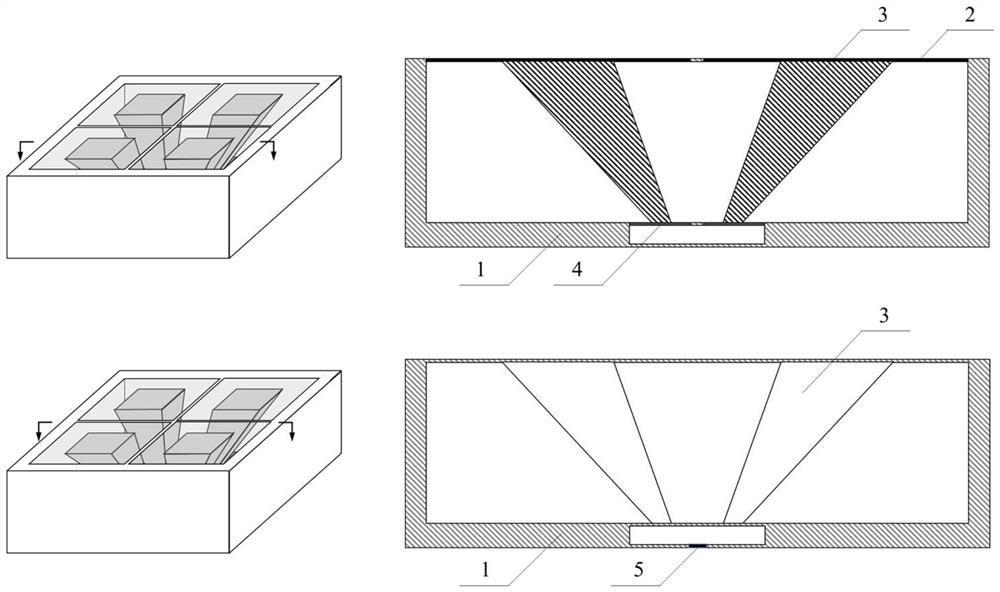 Frequency response adjustable miniature sound pressure amplification structure