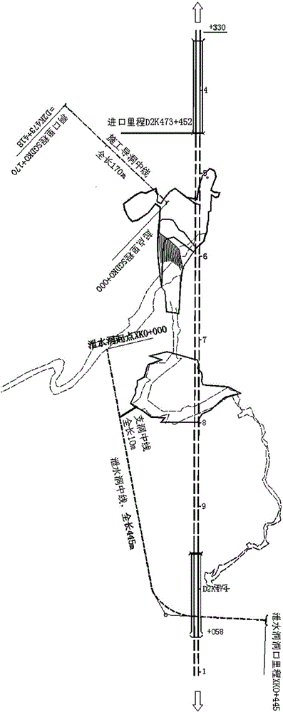 Extra-large karst cave bottom treatment construction method