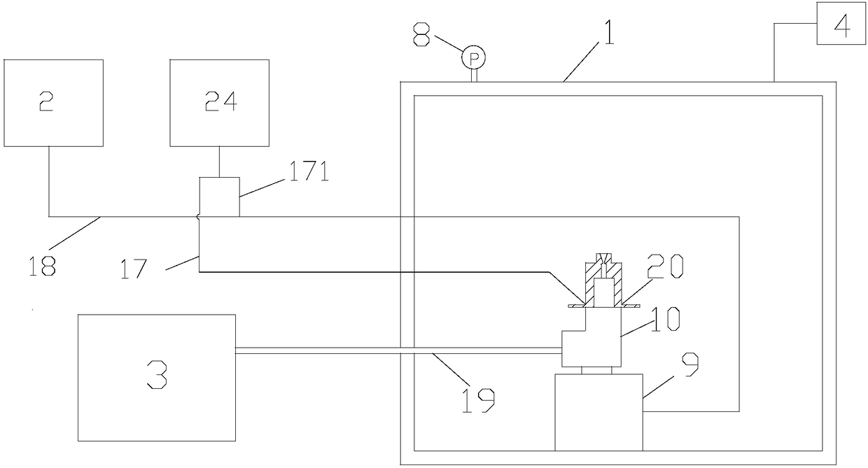 Thrust measurement system for micro thrustor in simulated vacuum environment