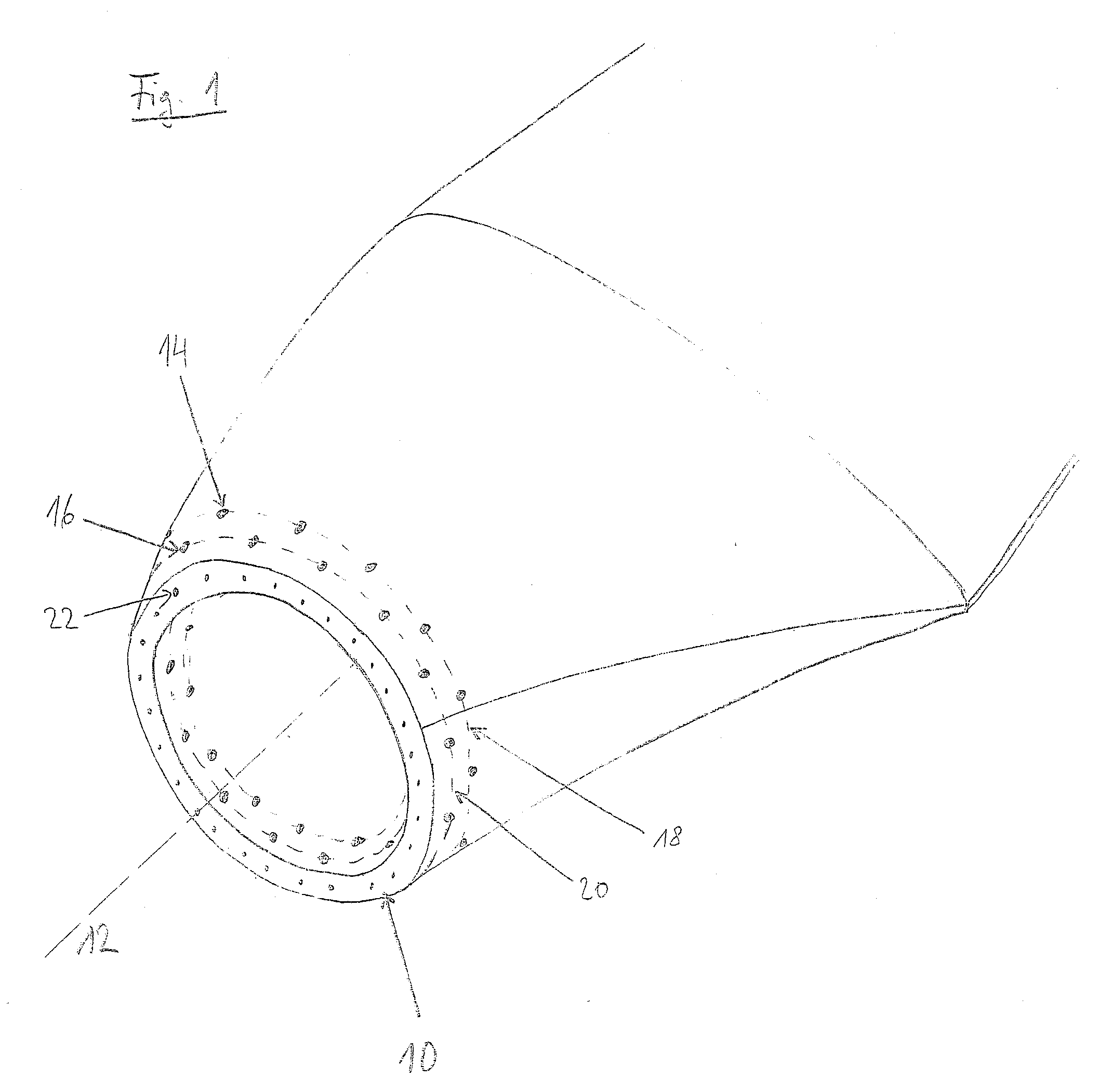 Rotor blade for wind energy plants