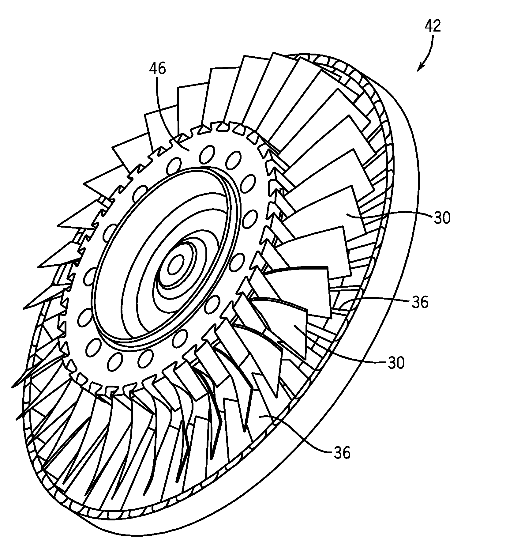 System and method for inspection of stator vanes