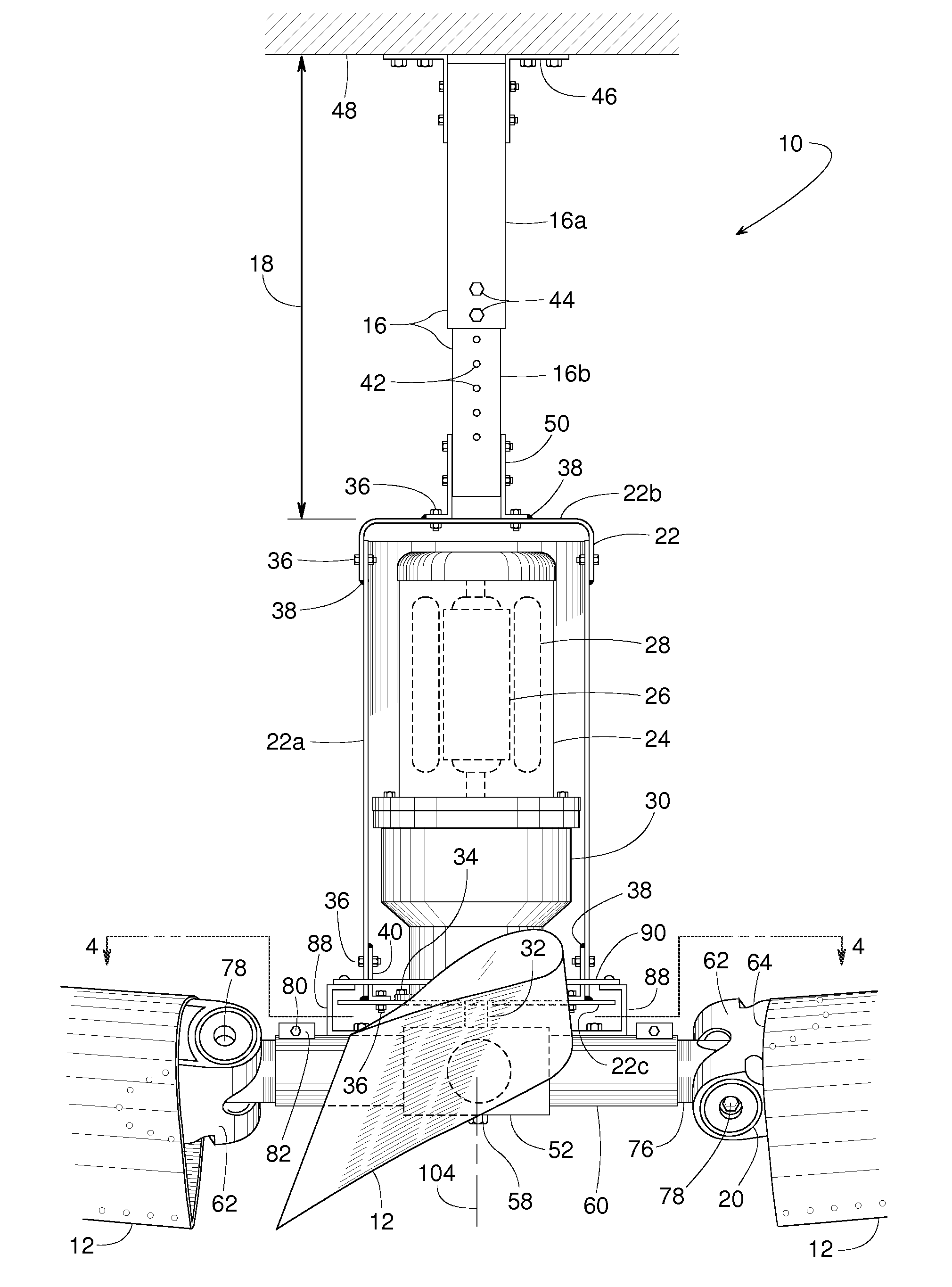 Industrial ceiling fan