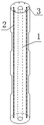 Pre-stress post-grouting variable-cross-section hollow pipe pile and construction method thereof