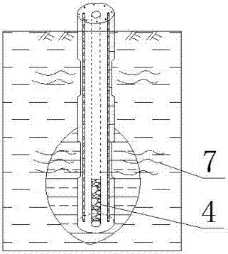 Pre-stress post-grouting variable-cross-section hollow pipe pile and construction method thereof